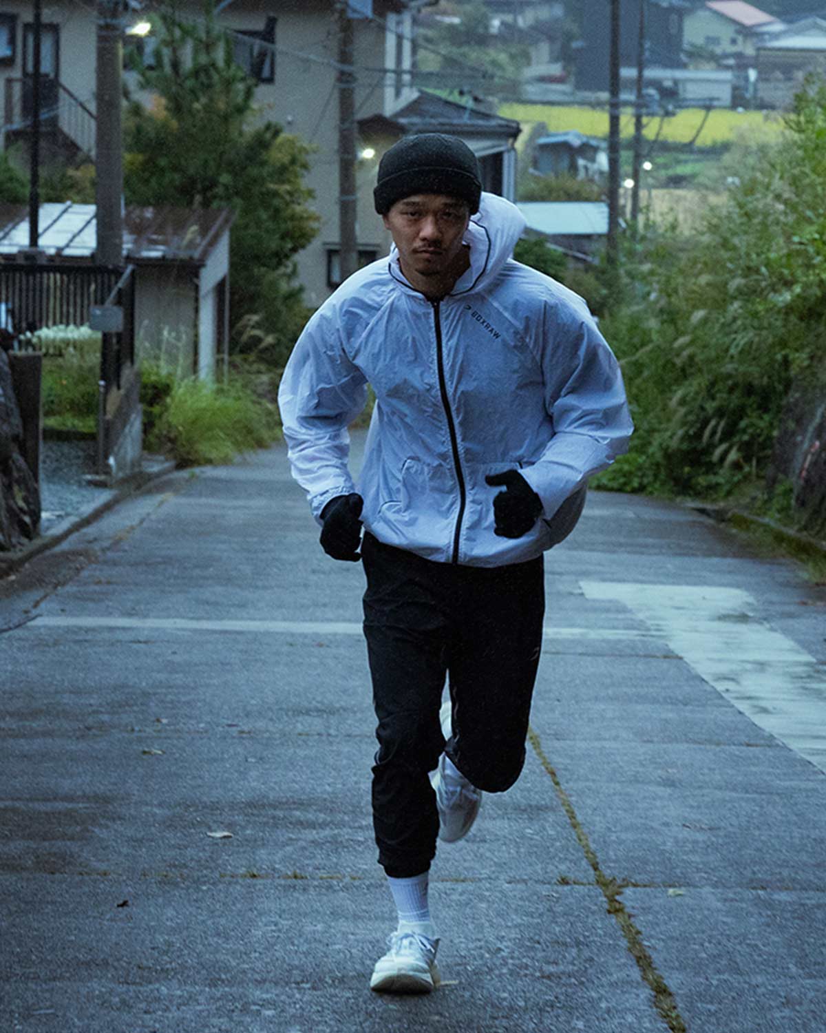 Genaro Zip Up Windbreaker - White - Image 2