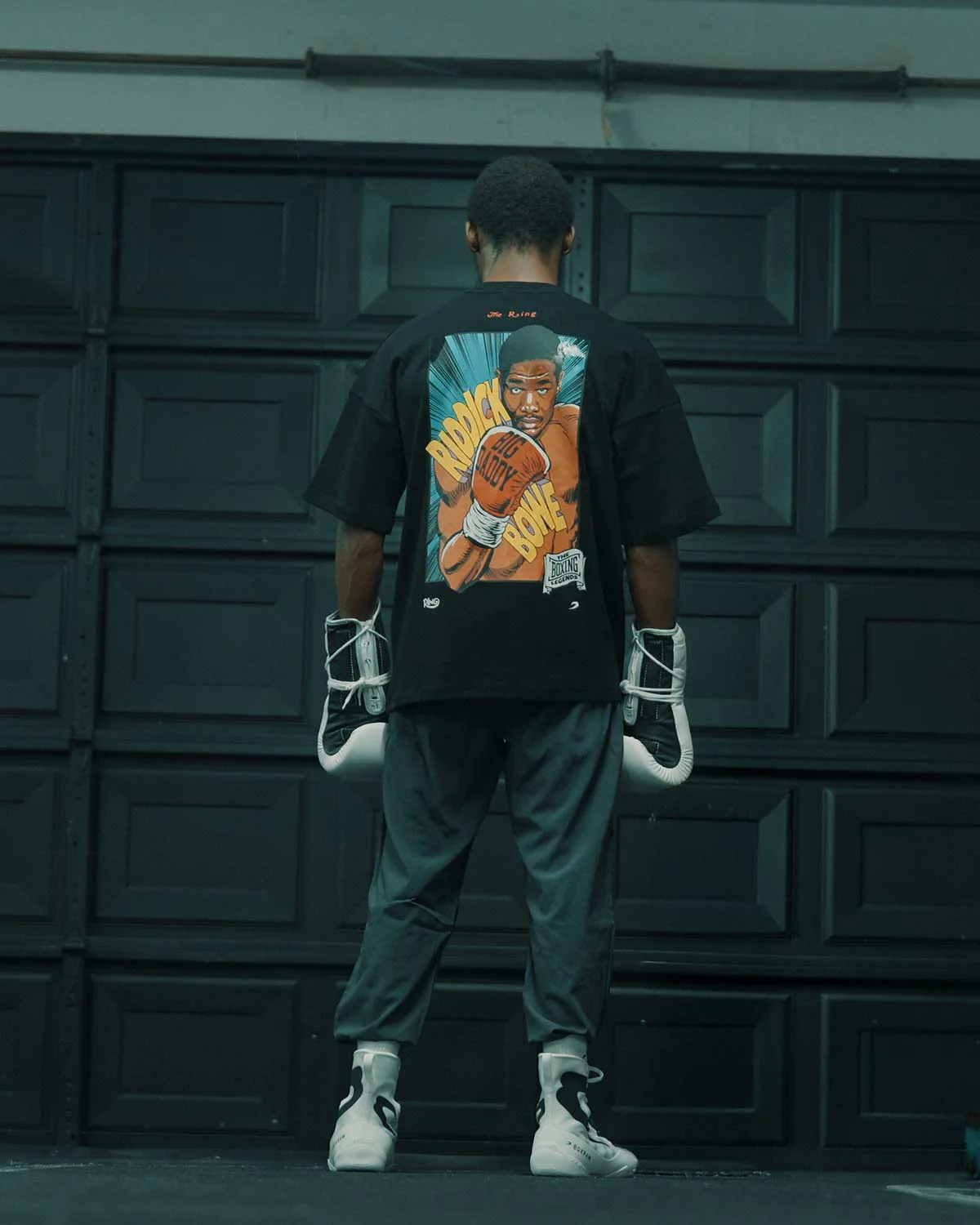 Ring x BOXRAW Riddick Bowe T-Shirt - Black - Image 2