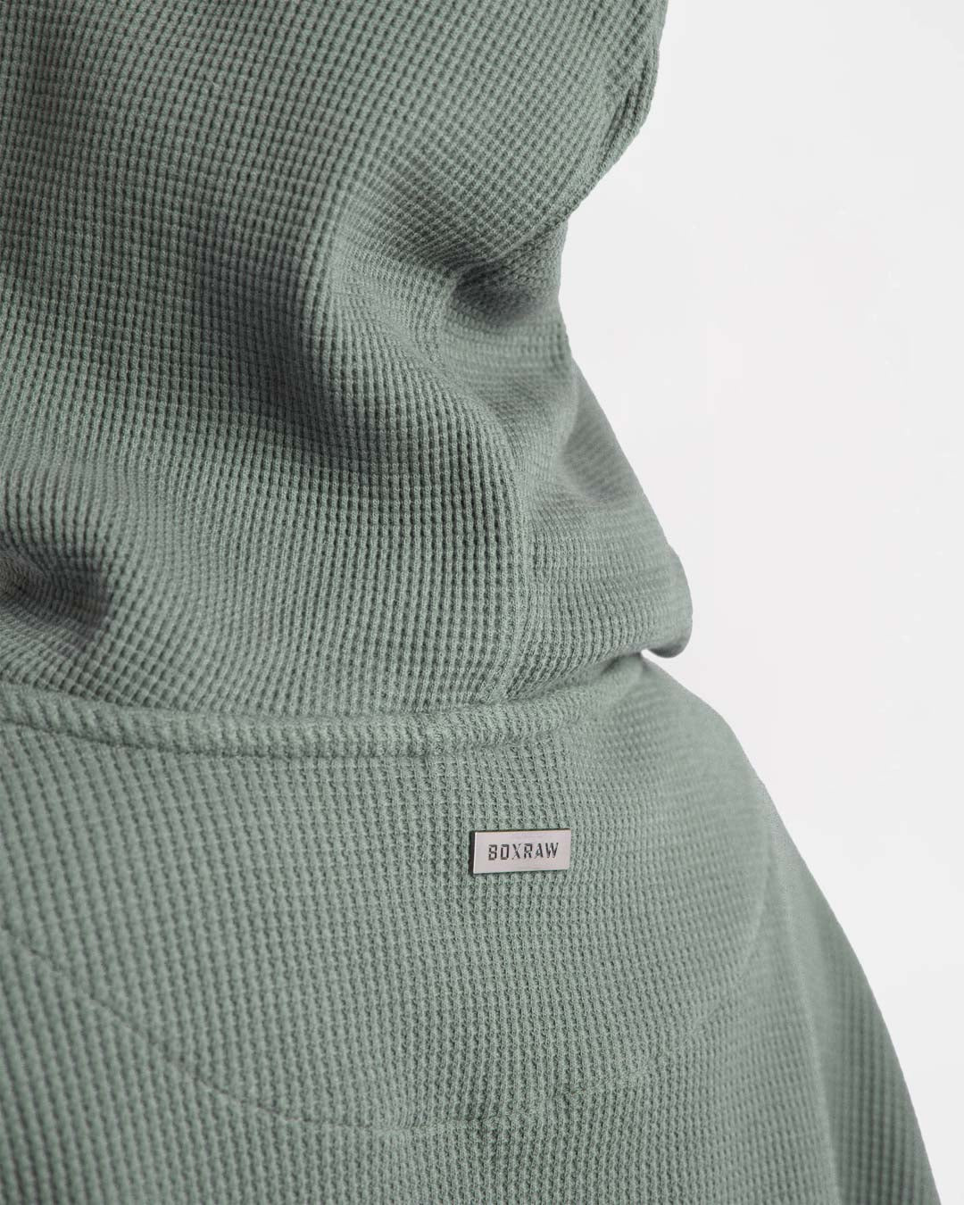 Shirley Waffle Hoodie - Green - Image 10