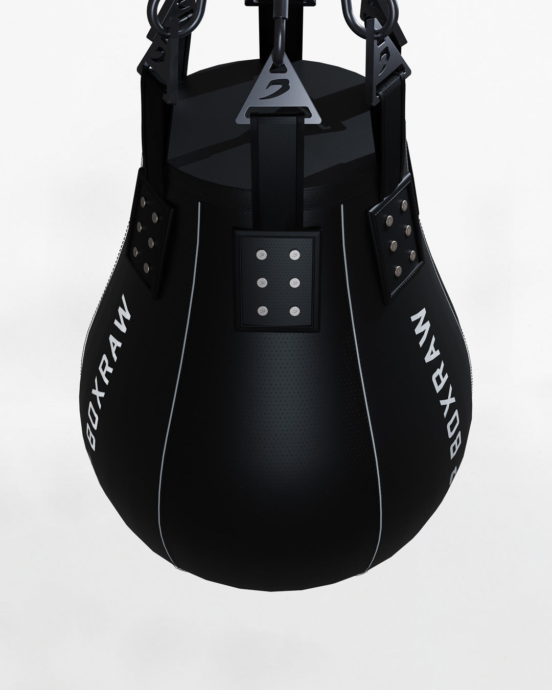 BOXRAW Uppercut Bag - Black/100lb - Image 3