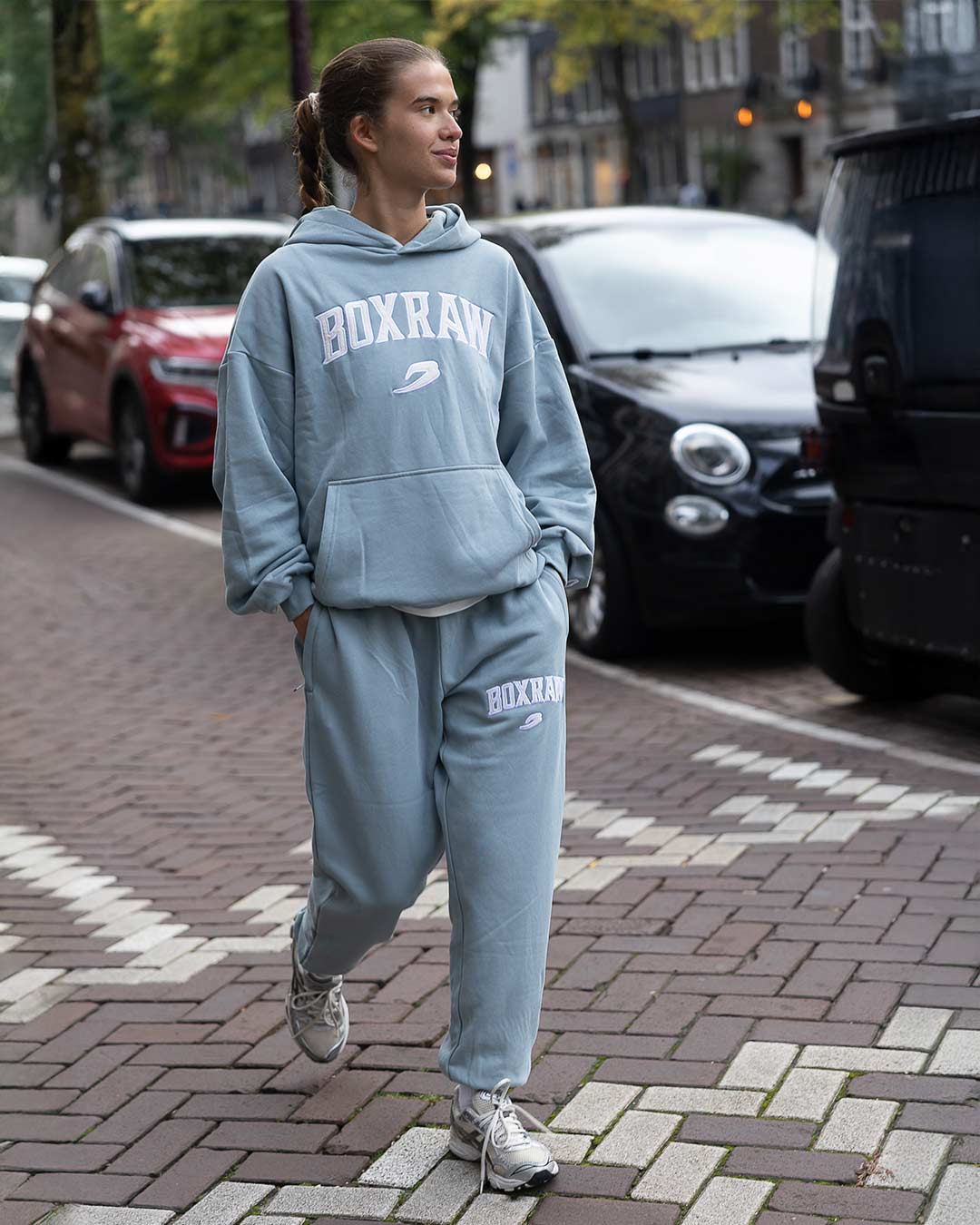 East Street Hoodie - Powder Blue - Image 3